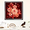 >SALE<Rose Butterfly 5D DIY Diamond Painting Special-shaped Partial Drill Art (YXC407)
