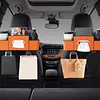 Car Back Seat Organizer with Cup Holder Tissue Box and Hooks Travel Accessories