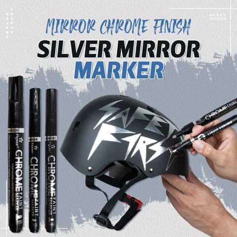 Silver Mirror Marker（ has reflective ink）