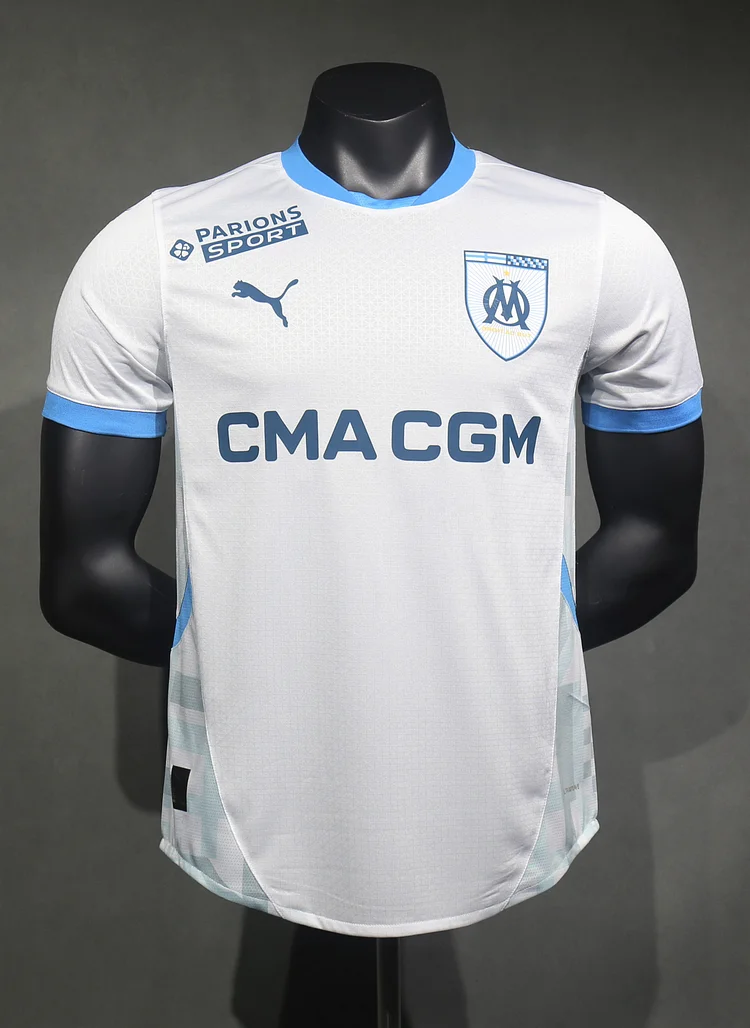 24-25 Player Version Marseille Home Football Jersey