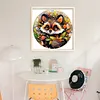 Raccoon-18CT Stamped Cross Stitch 25*25cm/9.84*9.84in tapestrymarket