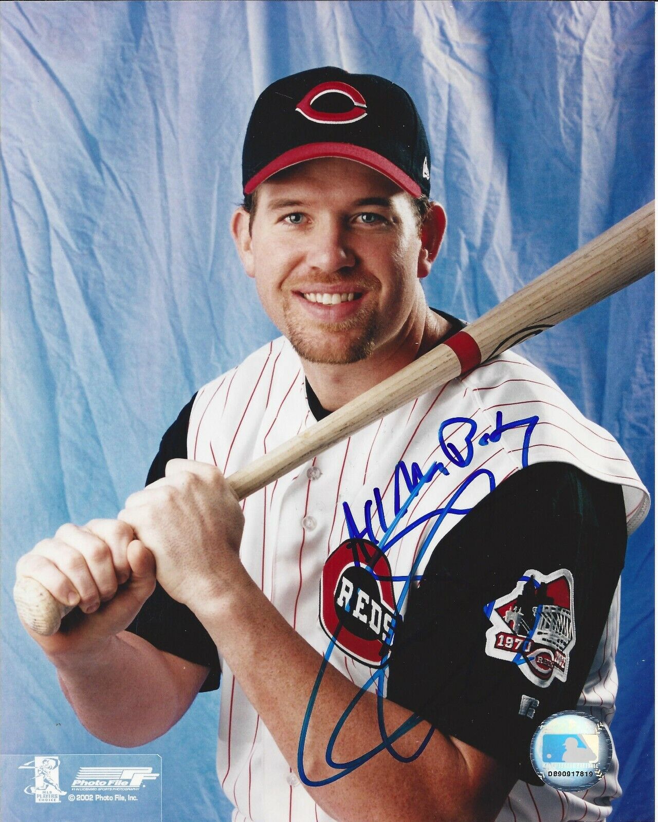 Sean Casey Autographed 8x10 Cincinnati Reds RareB568