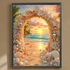 Diamond Painting -DIY Round Drill Sunset Coral Coast Arch