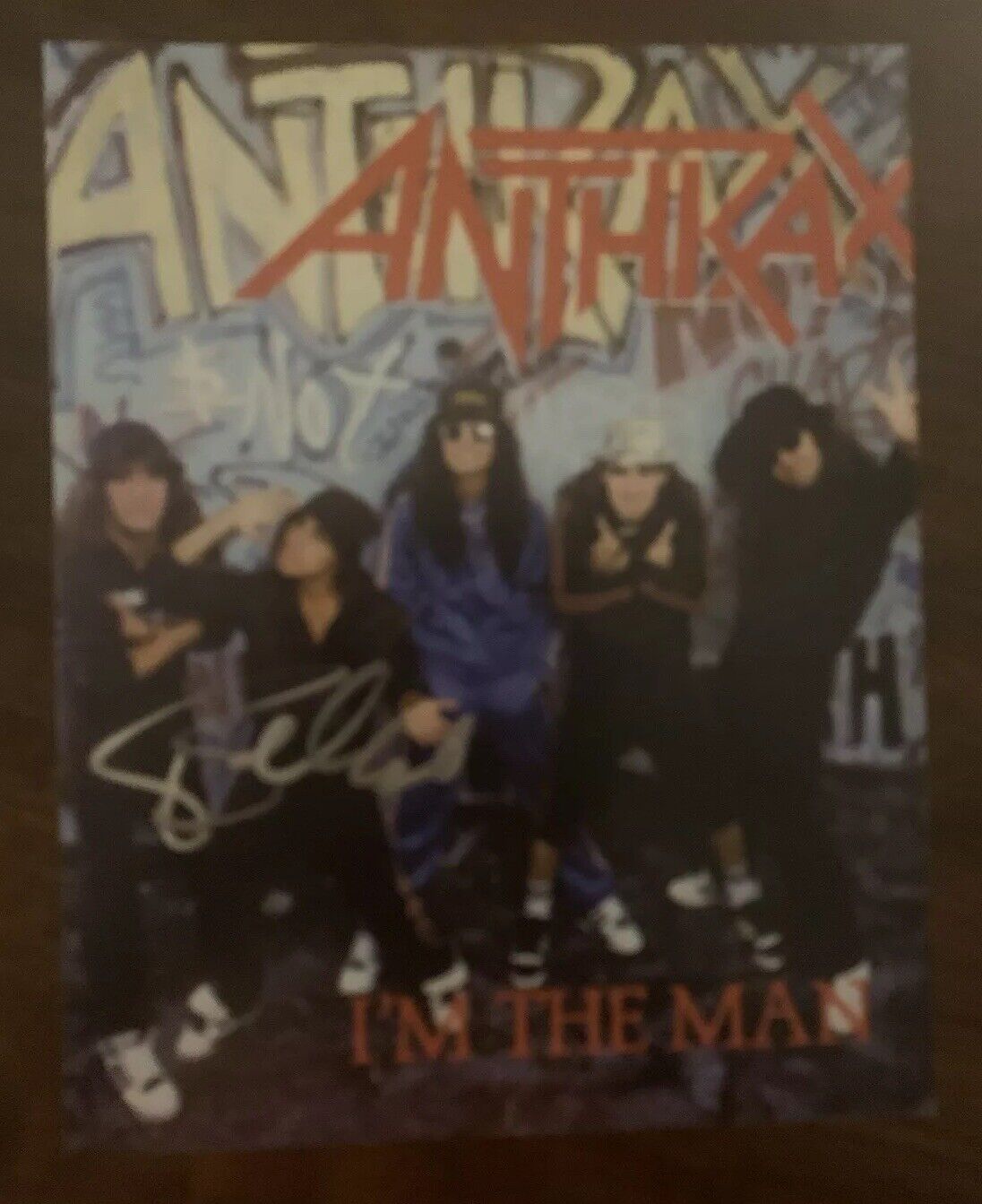 Frank Bello Signed 8x10 Photo Poster painting Heavy Metal Anthrax