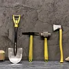 YFGXFXF 1/10 RC Car Scale Accessories Simulation Metal Hammer Axe Shovel Pickaxe for TRX4 Axial SCX10 RC4WD Tamiya CC01 D90 90046 1/10 RC Crawler