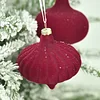 27PCS Christmas's Tree Velvet Decor Hanging Balls Set