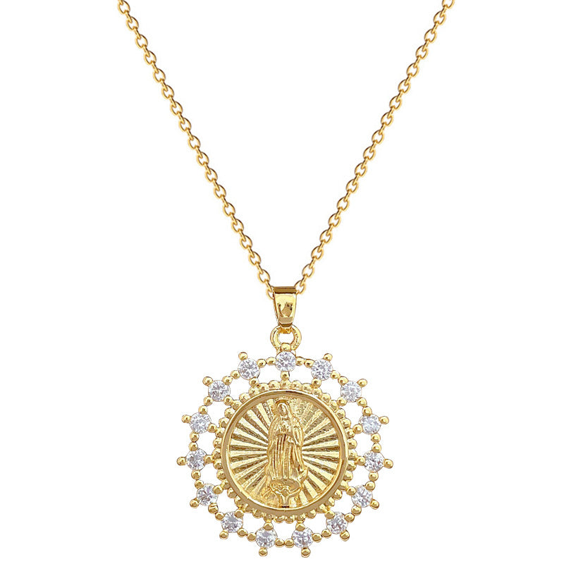 Moon Geometric Stainless Steel Stainless Steel Necklaces