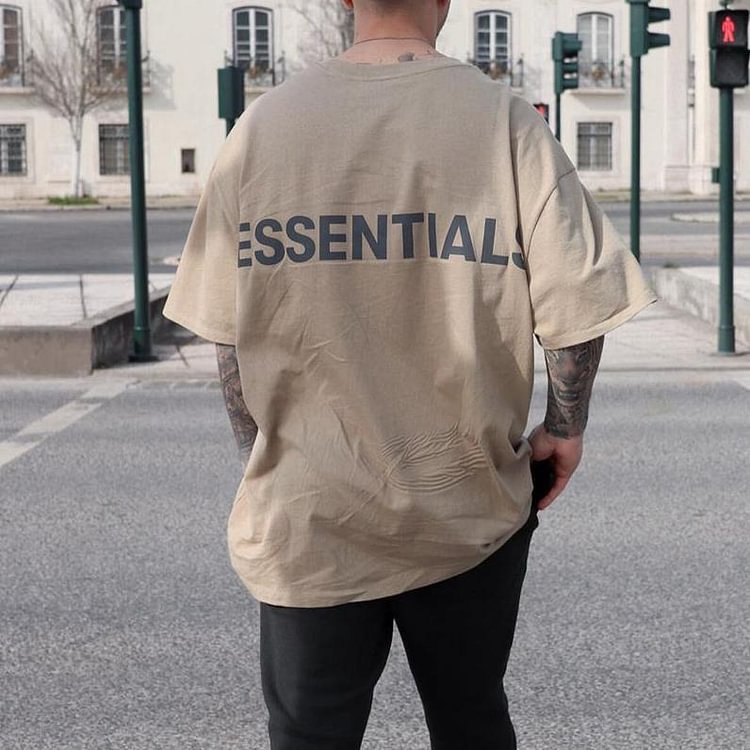 Mens Vintage printed short-sleeved t-shirts