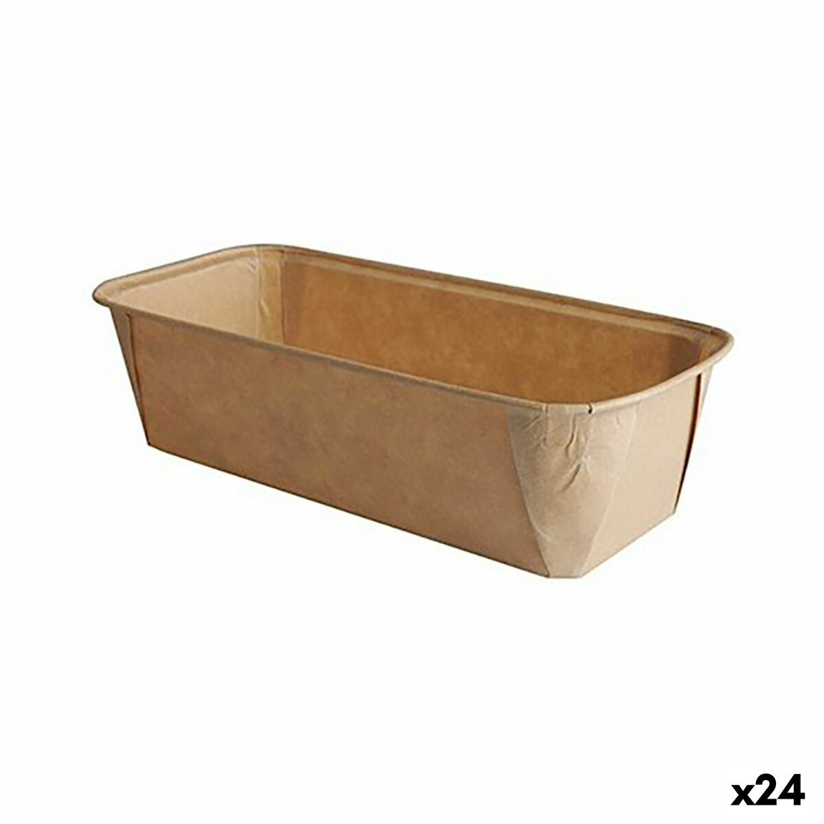 Set of Cake Tins Algon Paper 20 x 7 x 7 cm 12 Pieces (24 Units)