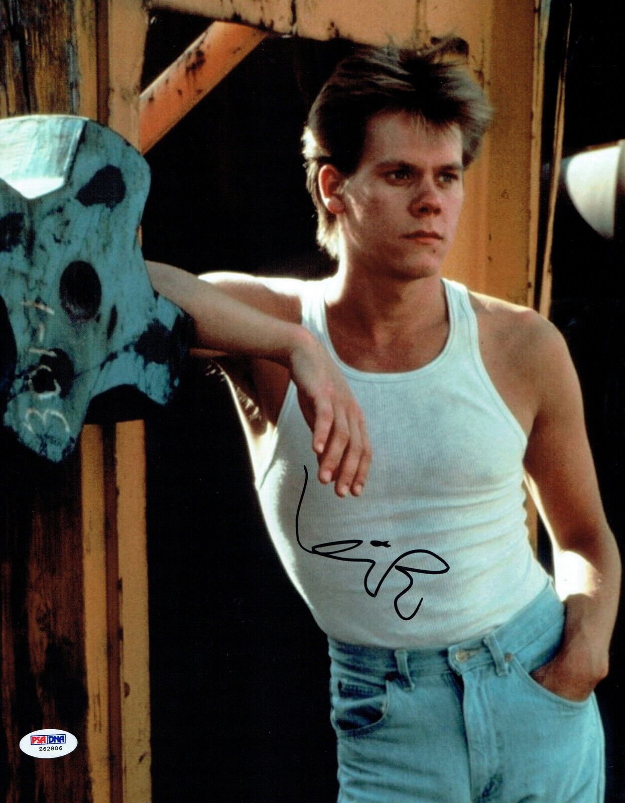 Kevin Bacon Signed Footloose Authentic Autographed 11x14 Photo Poster painting PSA/DNA #Z62806