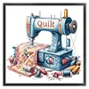 Sewing Machine-18CT Stamped Cross Stitch 25*25cm/9.84*9.84in tapestrymarket