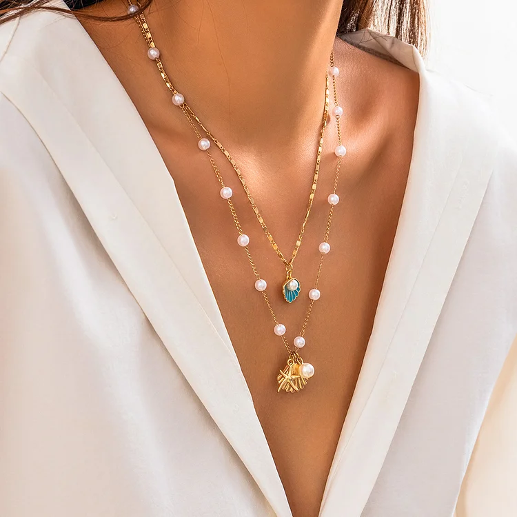 Ocean themed necklace