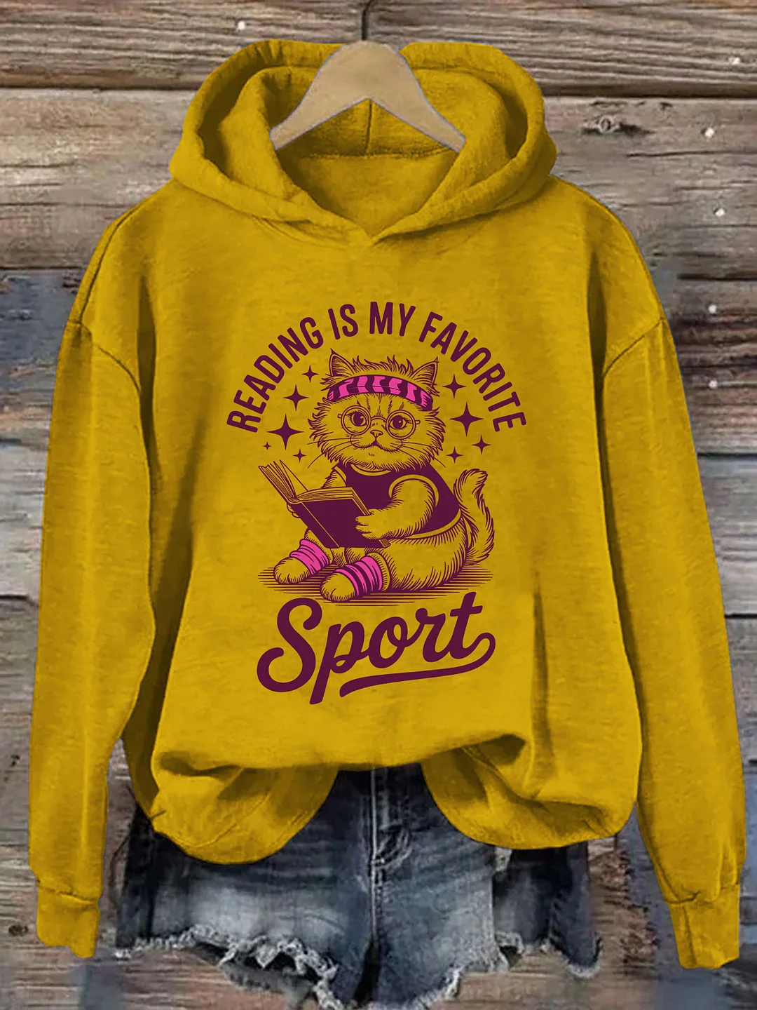 Reading Is My Favorite Sport Hoodie