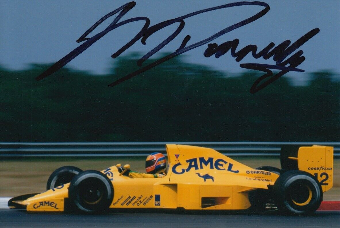 MARTIN DONNELLY HAND SIGNED 6X4 Photo Poster painting - FORMULA 1 AUTOGRAPH F1 10.