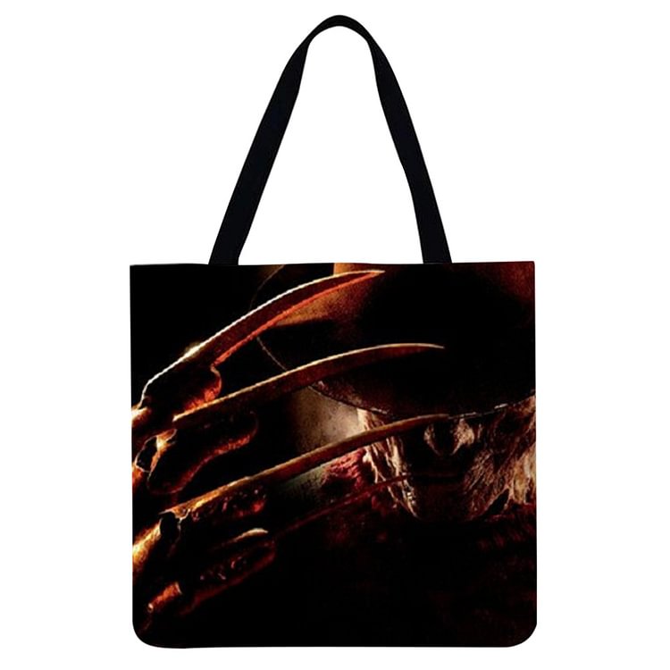 Horror Movie Freddy Jason - Linen Tote Bag