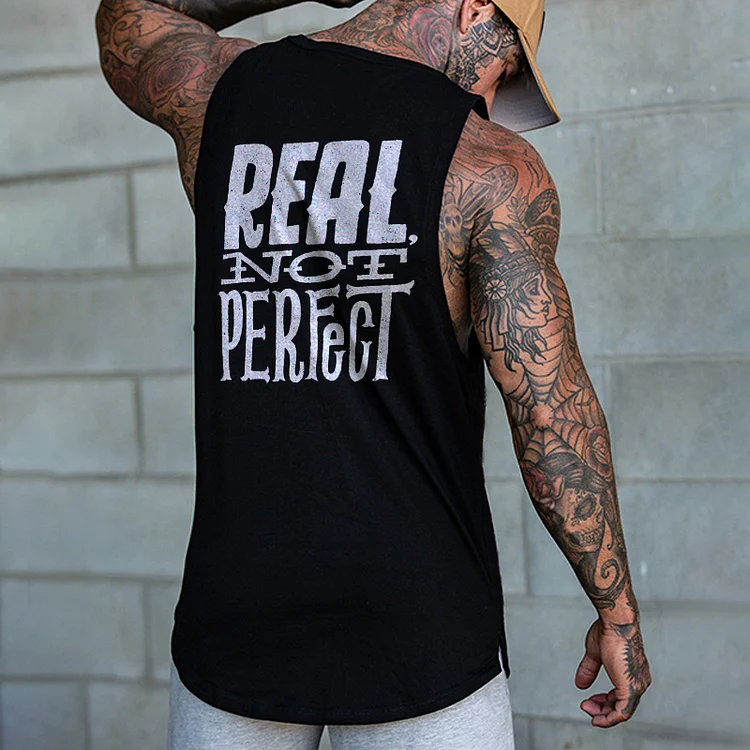 Real Not Perfect Casual Mens Sports Vest