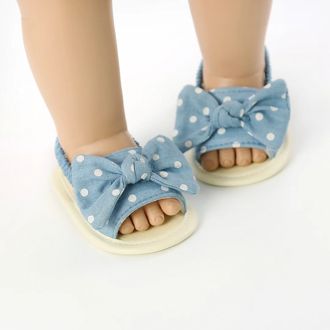 Letclo™ 2021 Summer Infant Baby Girls Cute Toddler Big Bow Princess Casual Single Baby Shoes letclo Letclo