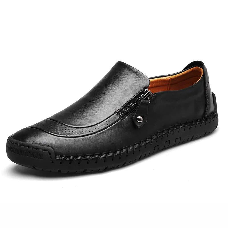 Classic Men Casual Shoes High Quality Leather Men Loafers Flat Spring Autumn Mans Moccasins Shoes Breathable Men's Flats Shoes