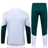 Joyfball 2026/2027 Kids Size Italy Half-Pull Training Suit white Soccer Shirt