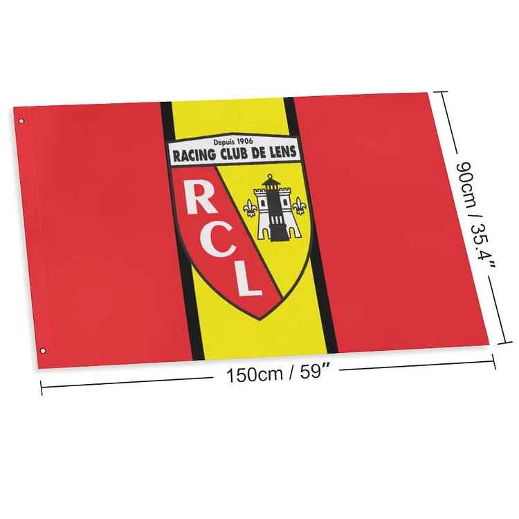 90x150cm France Racing Club De Lens RC Flag