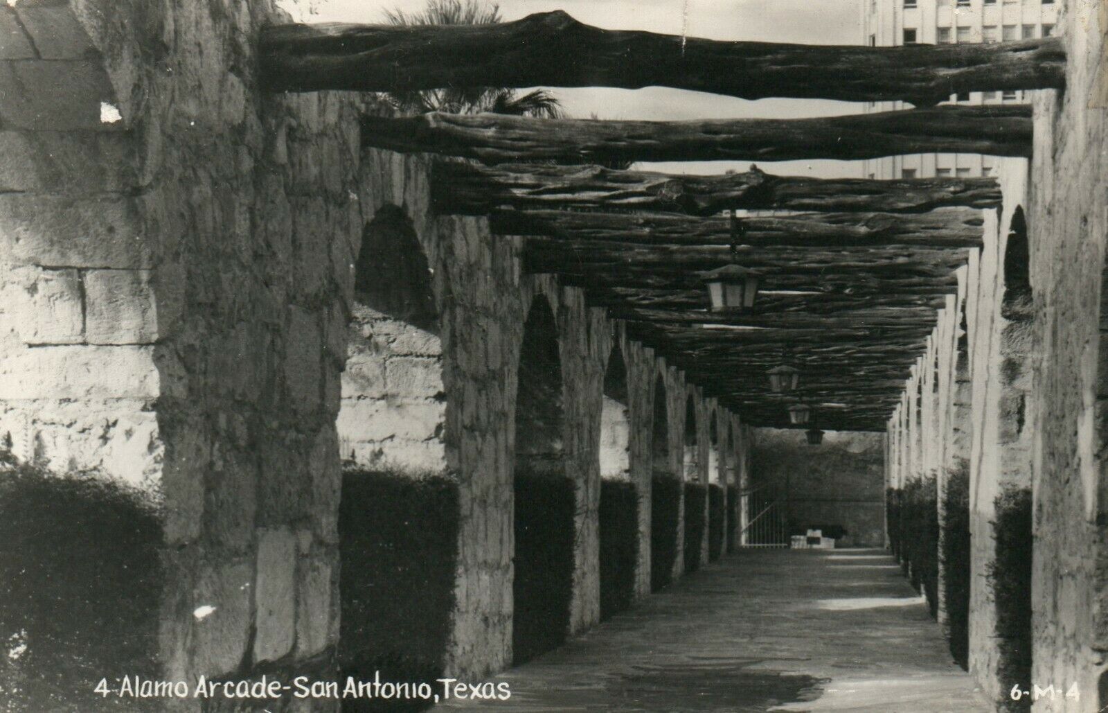 1948 Alamo Arcade San Antonio Texas Real Photo Poster painting RPPC Postcard Posted