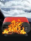 12/24V Car Electric Heater Fan 360 Rotating Heater Fan Combo Car Anti-Fog Heater
