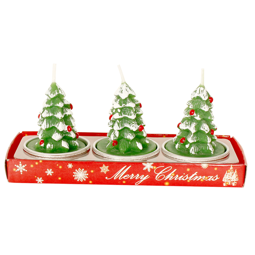 

3pcs Christmas Candle Light (Xmas Tree), 501 Original