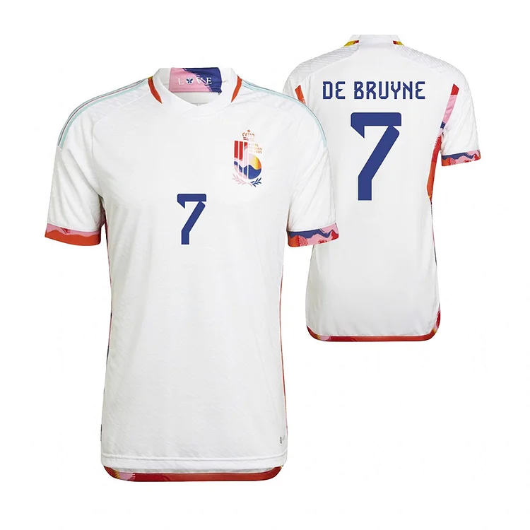 Belgien Kevin De Bruyne 7 Away Trikot WM 2022