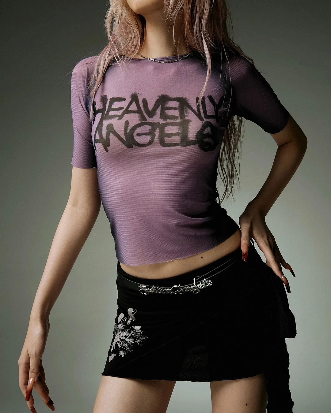 Brownm Heavenly Angels Sheer Top