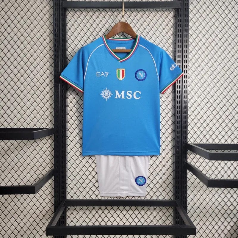 2023/2024 Kids Size Napoli Home Soccer Jersey 1:1 Thai Quality mysite