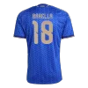 BARELLA #18 Italy Home Soccer Jersey World Cup 2026