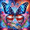 (Pre-Framed)Memorial day-Special Shape Diamond Painting Kit(25x25cm)