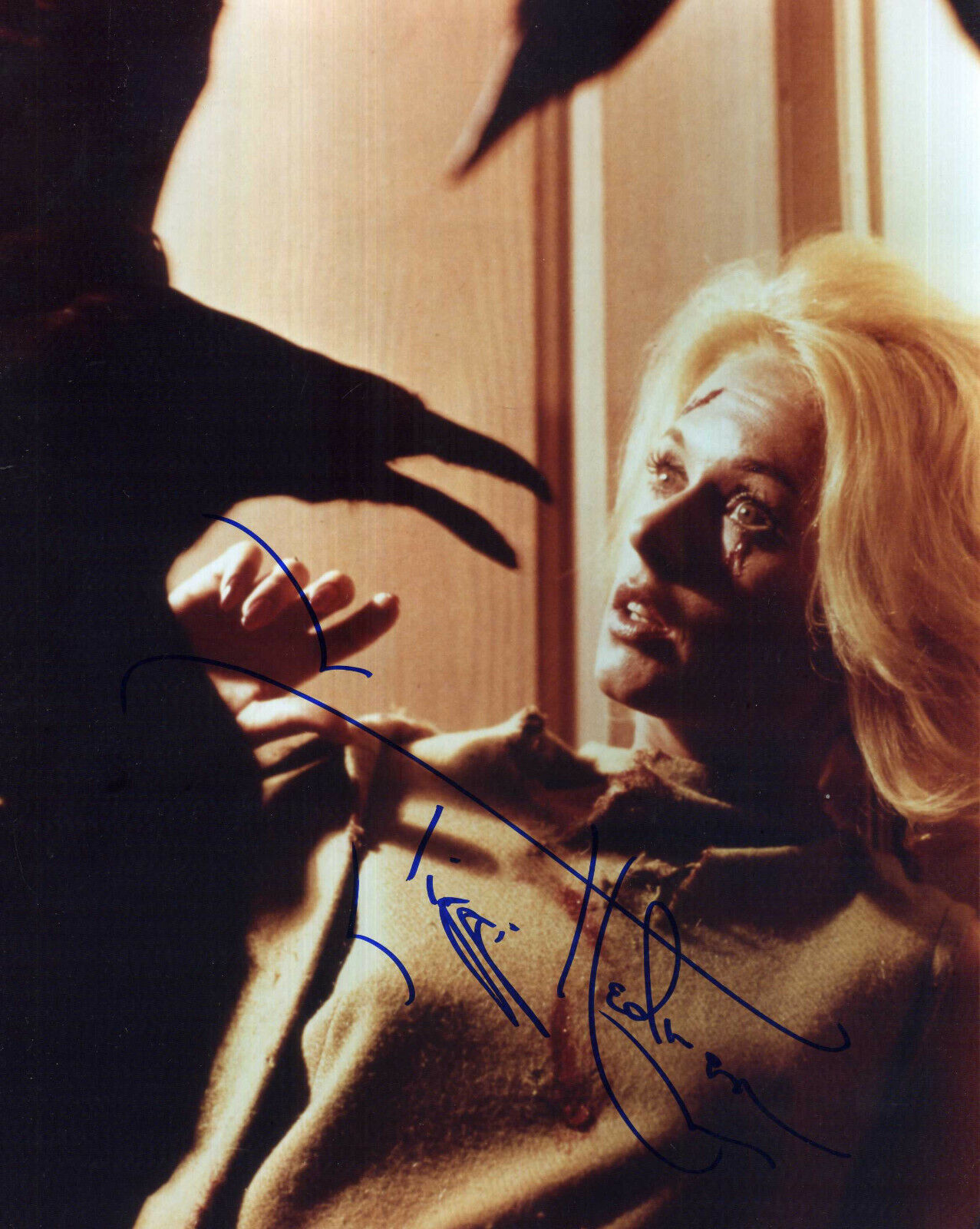 TIPPI HEDREN Signed 'The Birds' Photo Poster paintinggraph - Film Actress - preprint