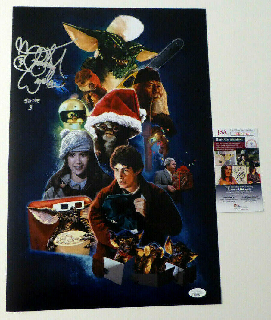 Michael Winslow Signed 12x18 Photo Poster painting Autograph, Collage, Gremlins, Voices, JSA COA