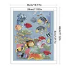 Tropical Fish-14CT Stamped Cross Stitch 36*44cm/14.17*17.32in tapestrymarket