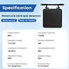 Motorcycle BSD 60GHz Millimeter Wave Radar Reversing Sensor 50m Range Motorcycle Lane Change Assist Radar IP67 Waterproof BSD Collision Avoidance Warning System Motorcycles Accessories