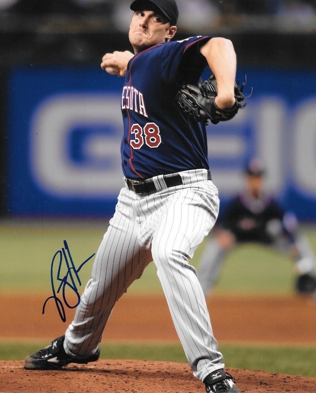 * PHILIP HUMBER * signed 8x10 Photo Poster painting * MINNESOTA TWINS * COA * 2