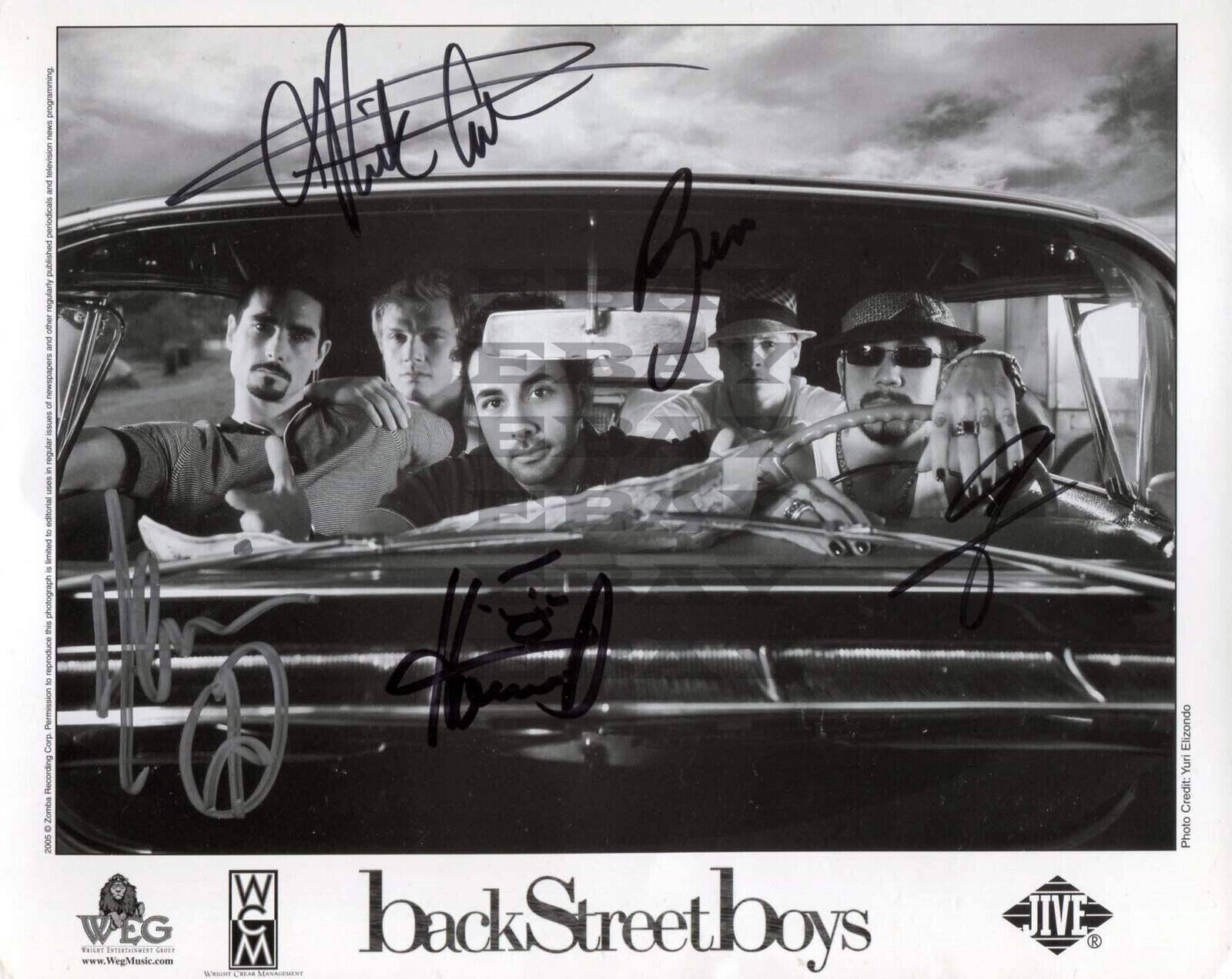 Backstreet Boys Autographed signed 8x10 Photo Poster painting Reprint