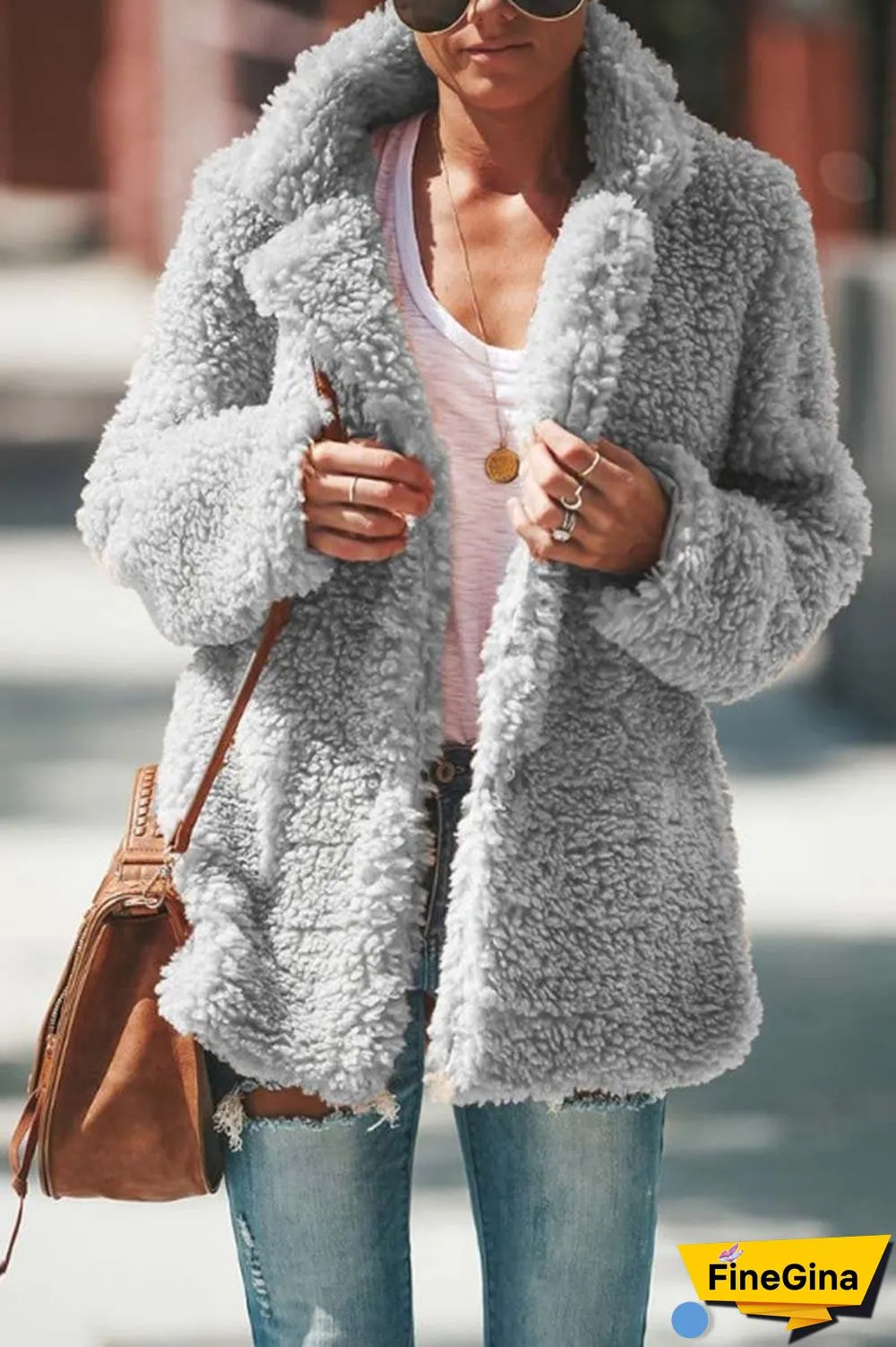 Winter Plush Coat Cardigan