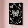 (30x40cm)DIY Pearl Painting Framed Butterfly Handmade Pearl Material Art Kit Living Room Decor