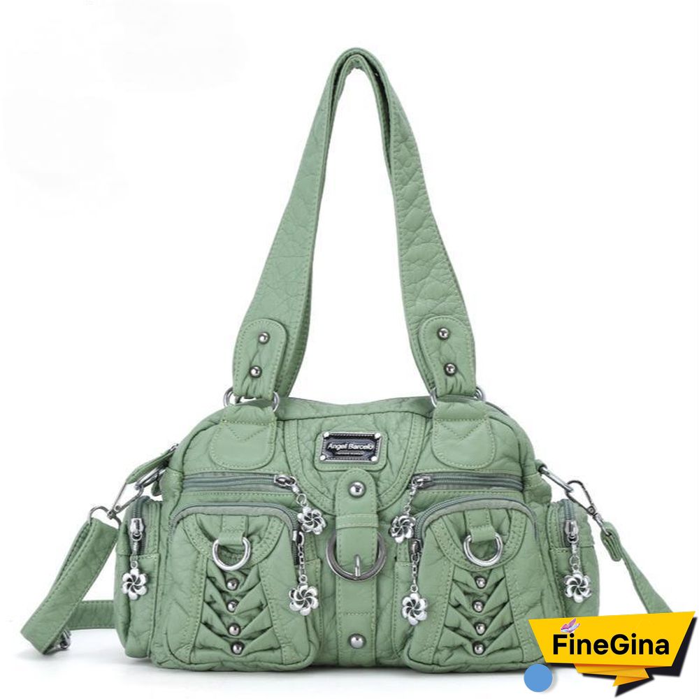 Retro Pure Color Tote Bag