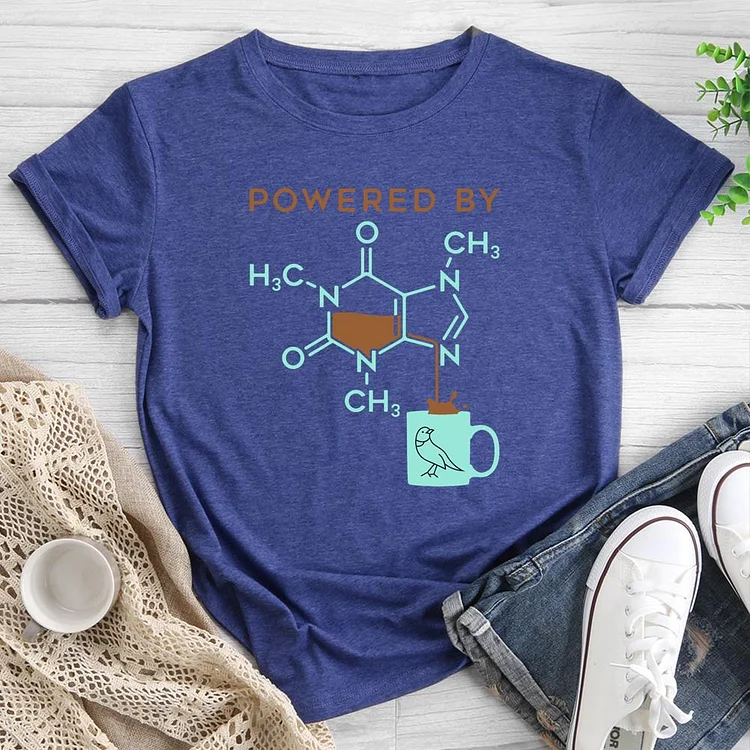 caffeine Round Neck T-shirt