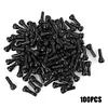 100pcs TR-413 Snap In Short Black Rubber Valve Stems TR413 Tubeless Valves