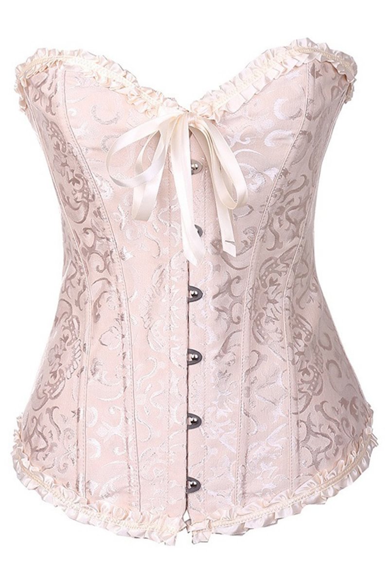 1950s Skin Color Retro Corset