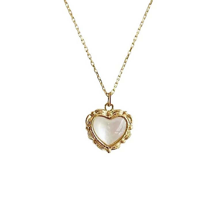 Gold Filled Vintage Heart Necklace