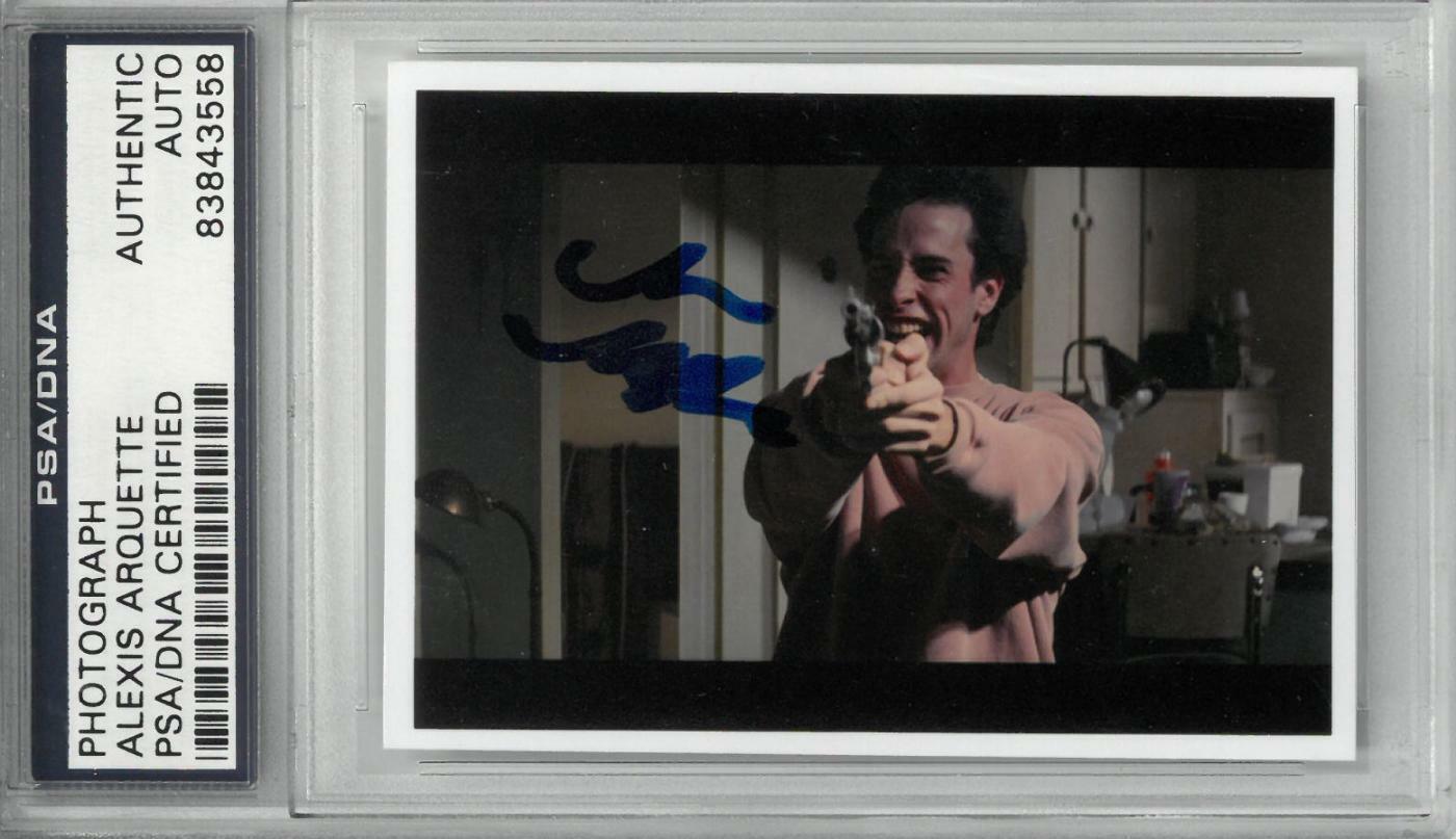 Alexis Arquette Signed Pulp Fiction 2.5x3.5 Photo Poster painting Encap PSA/DNA #83843558