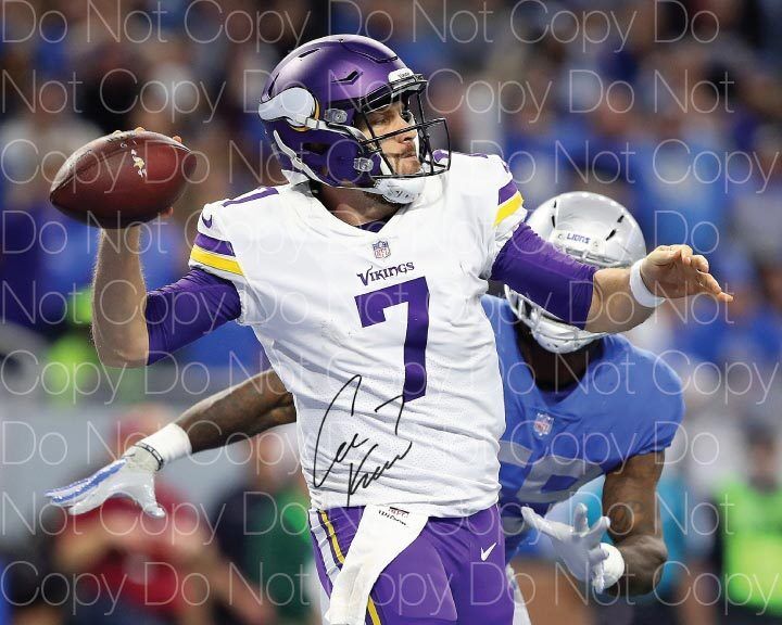 Case Keenum signed Photo Poster painting vikings SKOL poster 8X10 picture autograph RP 2