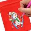 DIY Diamond Christmas Decoration | Christmas Snowman | Gift Bag