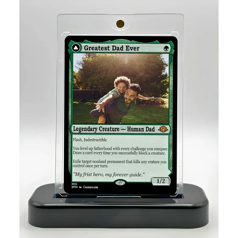 father's day mtg card Father's Day Customizable MTG Greetings Card