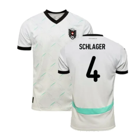 Österreich Xaver Schlager 4 Away Trikot UEFA EM 2024